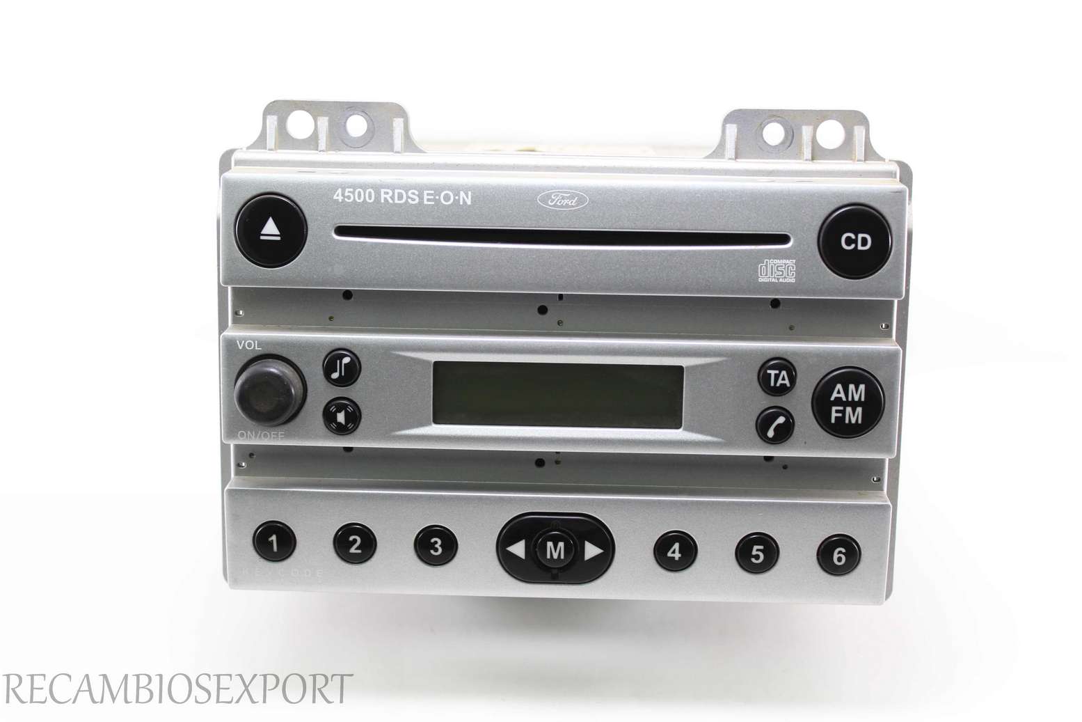 Radio GPS display Ford Fiesta 4S6118C815AA 4S61-18C815-AA M592468 B3LOWCD B3 LOW CD Visteon - foto 1