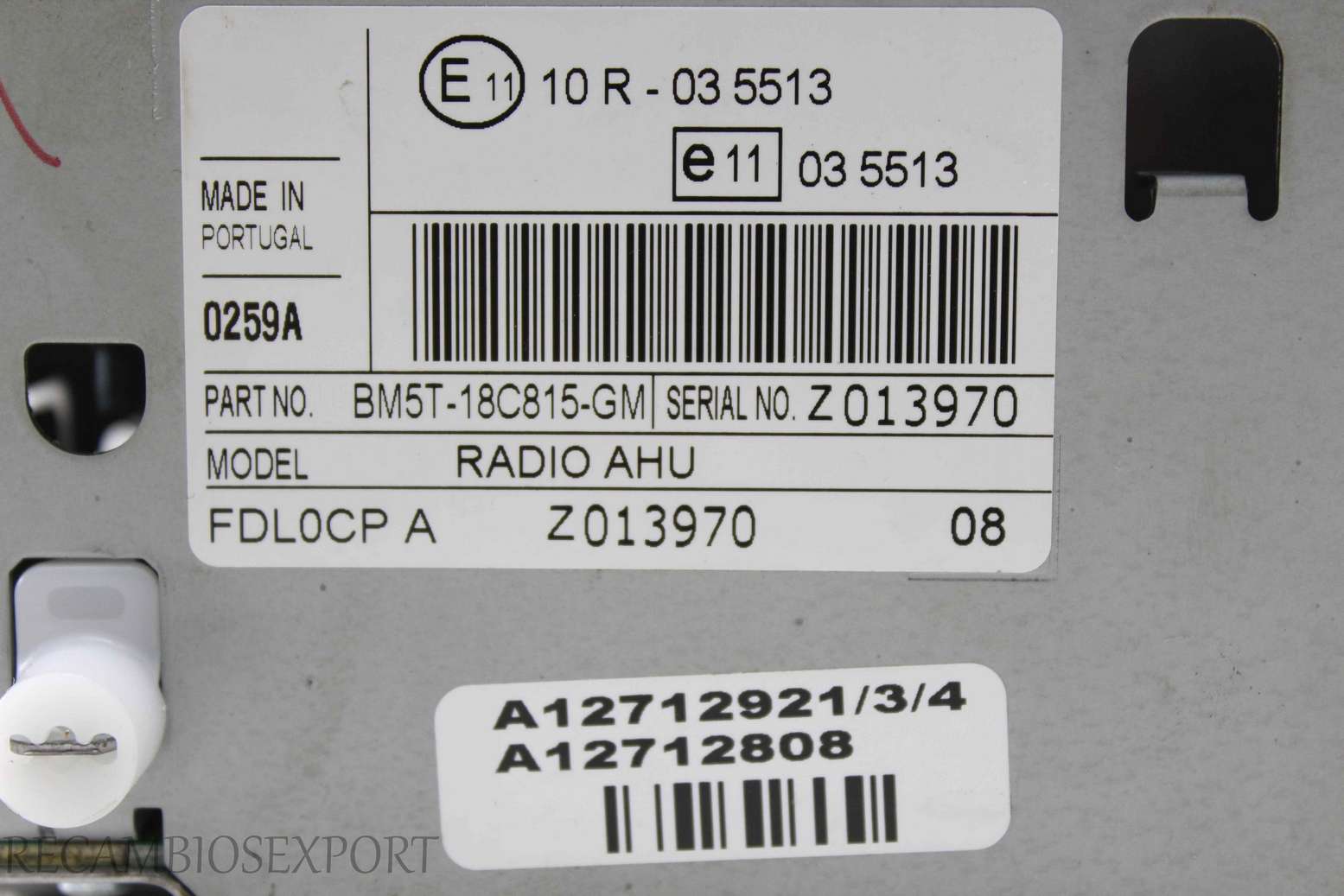 Radio GPS display Ford Focus BM5T18C815GM BM5T-18C815-GM - foto 3