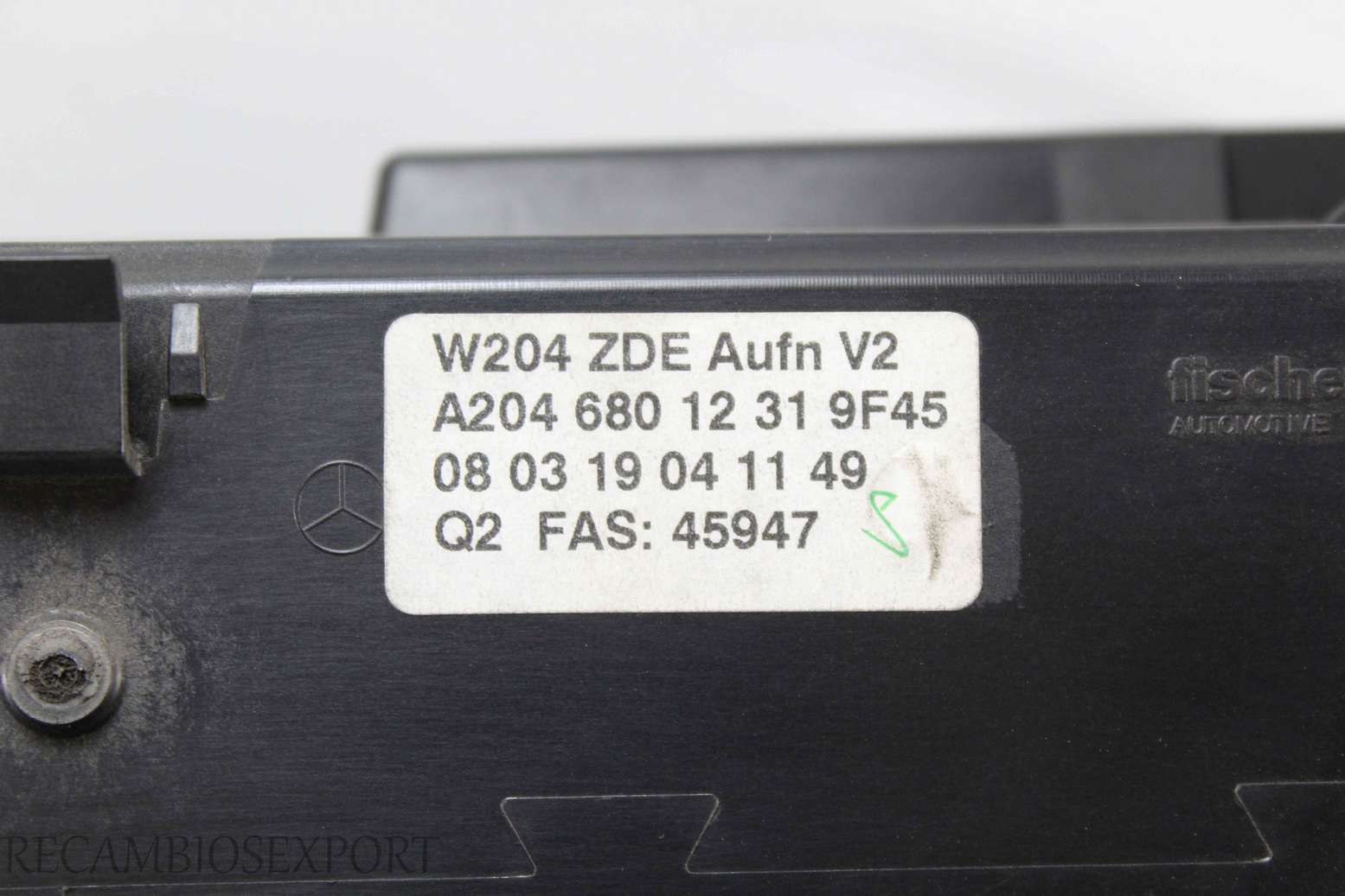 Radio GPS display Mercedes W204 A2048204297 A 204 820 42 97 A20468012319F45 A204 680 12 31 9F45 A2046801231 72695535 080319041149 08 03 19 04 11 49 - foto 5