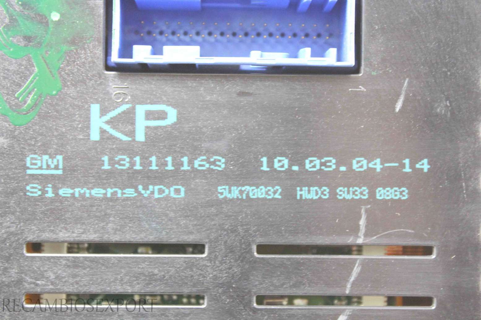 Radio GPS display GM Opel Zafira Astra 13111163 Siemens 5WK70032 - foto 3