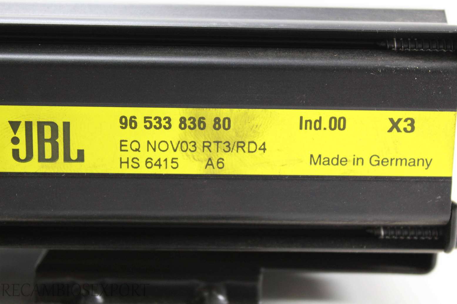 Amplificador Peugeot 407 607 Citroen C4 C5 C6 9653383680 96 533 836 80 EQ NOV03 RT3/RD4 Ind.00 X3 HS6415A6 HS 6415 A6 - foto 2