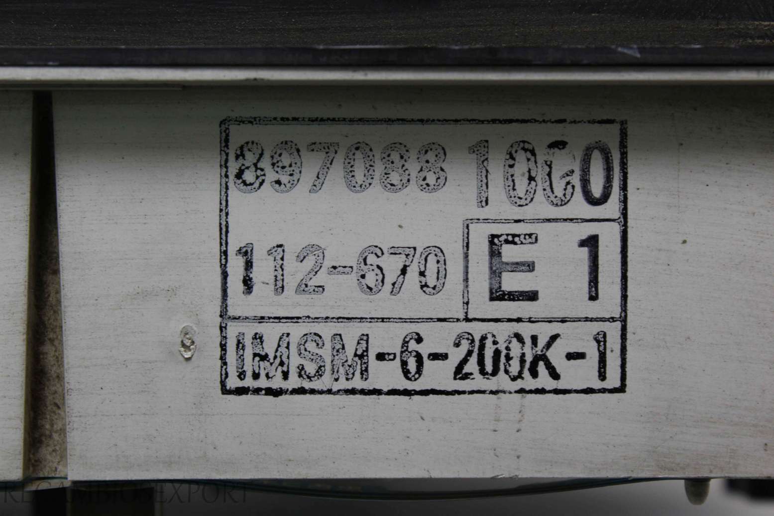 Cuadro de instrumentos Opel Monterey 8970881000 897088 1000 IMSM6200K1 IMSM-6-200K-1 - foto 3