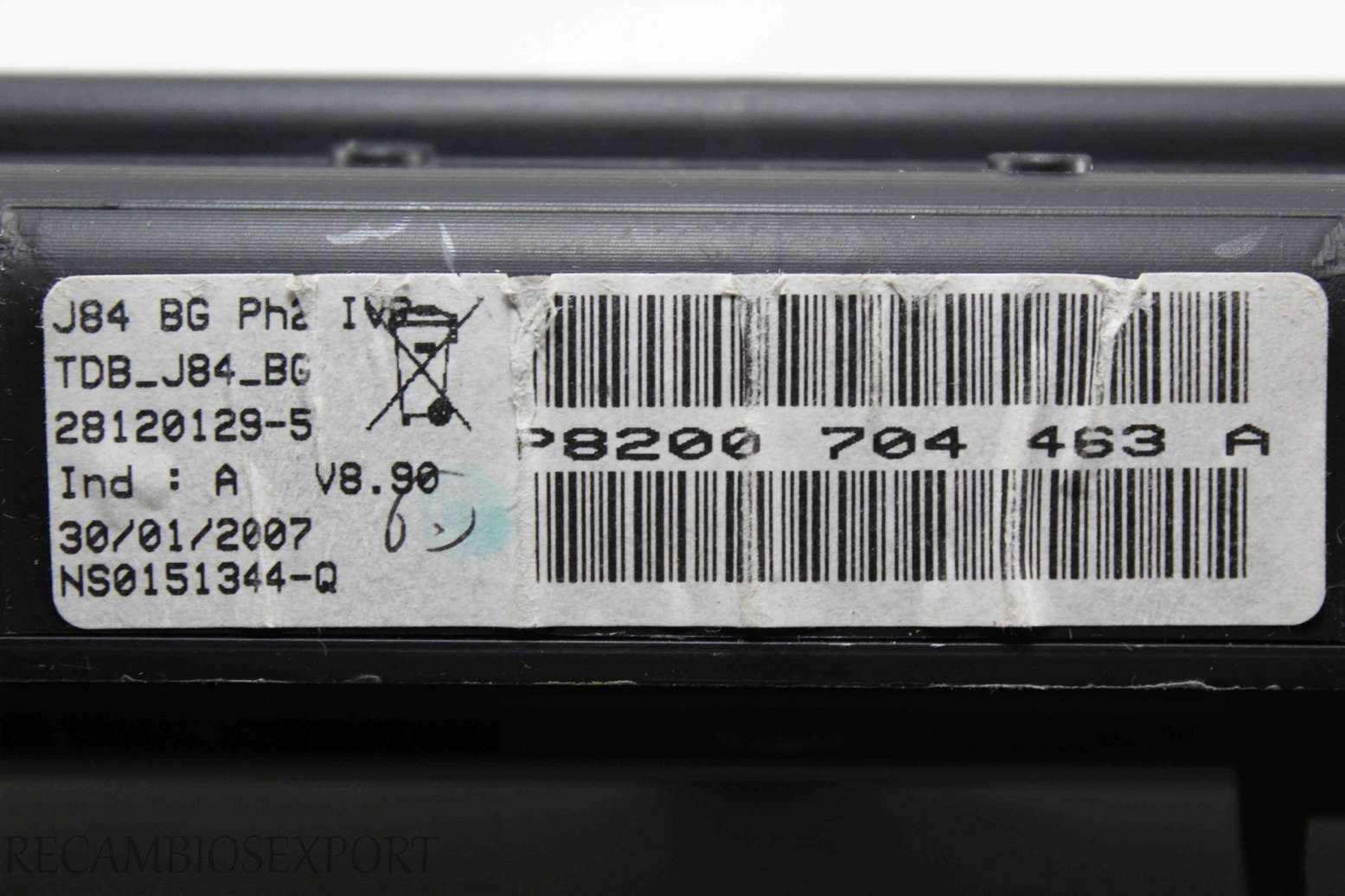 Cuadro de instrumentos Renault Scenic P8200704463A P8200 704 463 A - foto 2