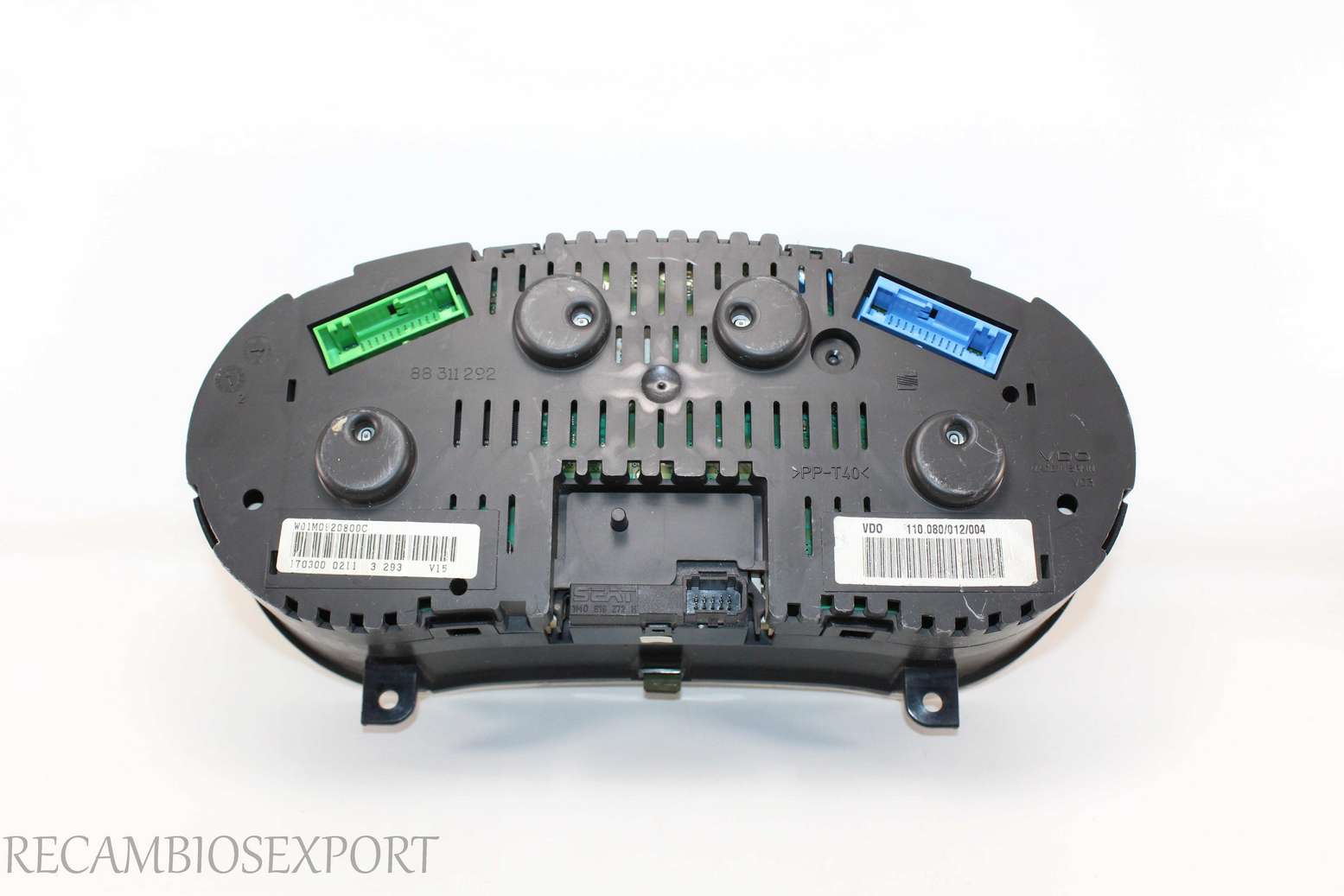 Cuadro de instrumentos Seat Leon W01M0920800C 1M0920800C VDO 110080012004 110.080/012/004 - foto 2