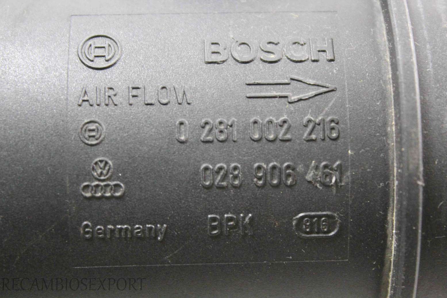 Caudalimetro Audi VW Seat 028906461 028 906 461 Bosch 0281002216 0 281 002 216 - foto 2