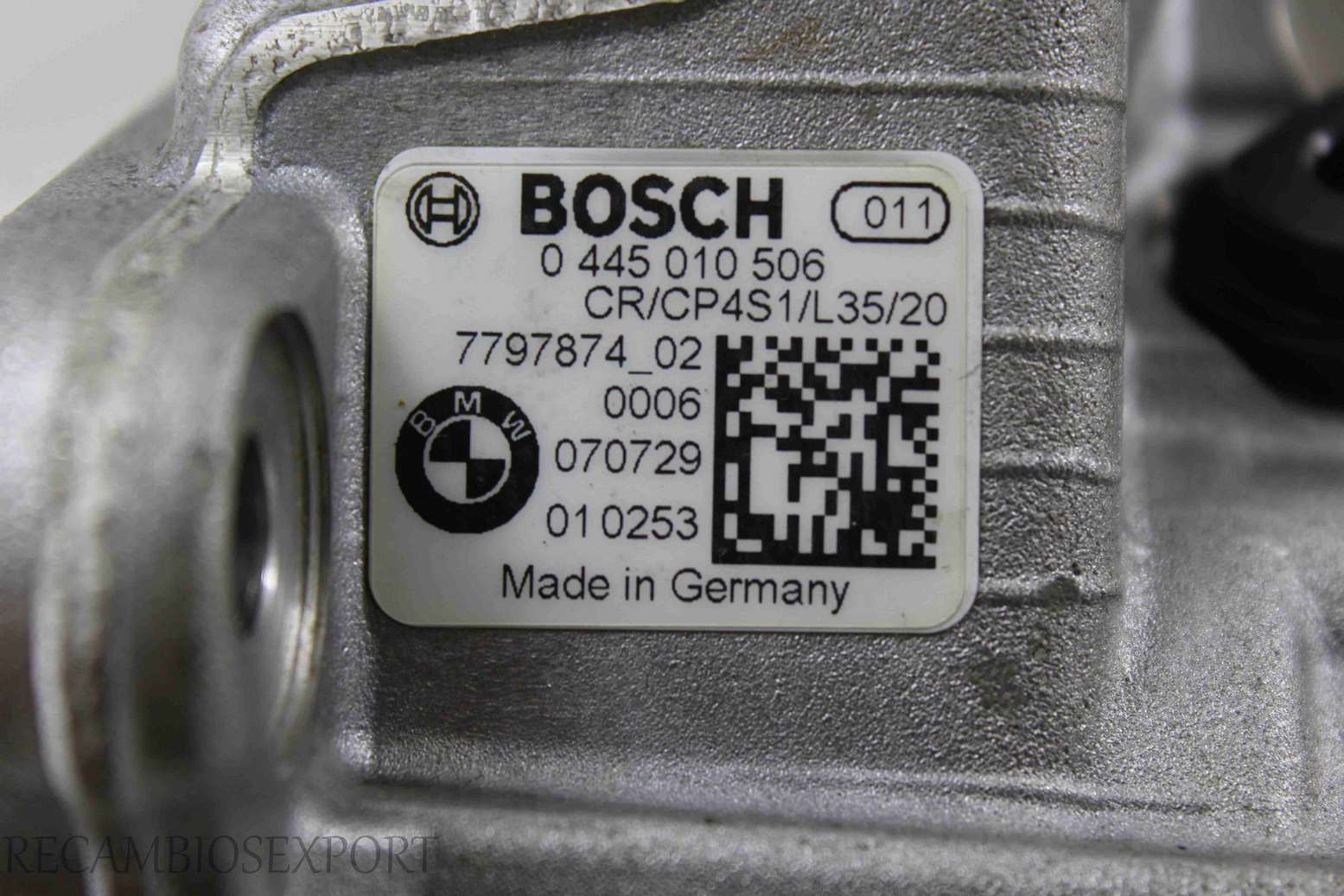 Bomba inyeccion BMW E90 E87 E81 779787402 7797874-02 0928400691 0 928 400 691 Bosch 0445010506 0 445 010 506 - foto 4