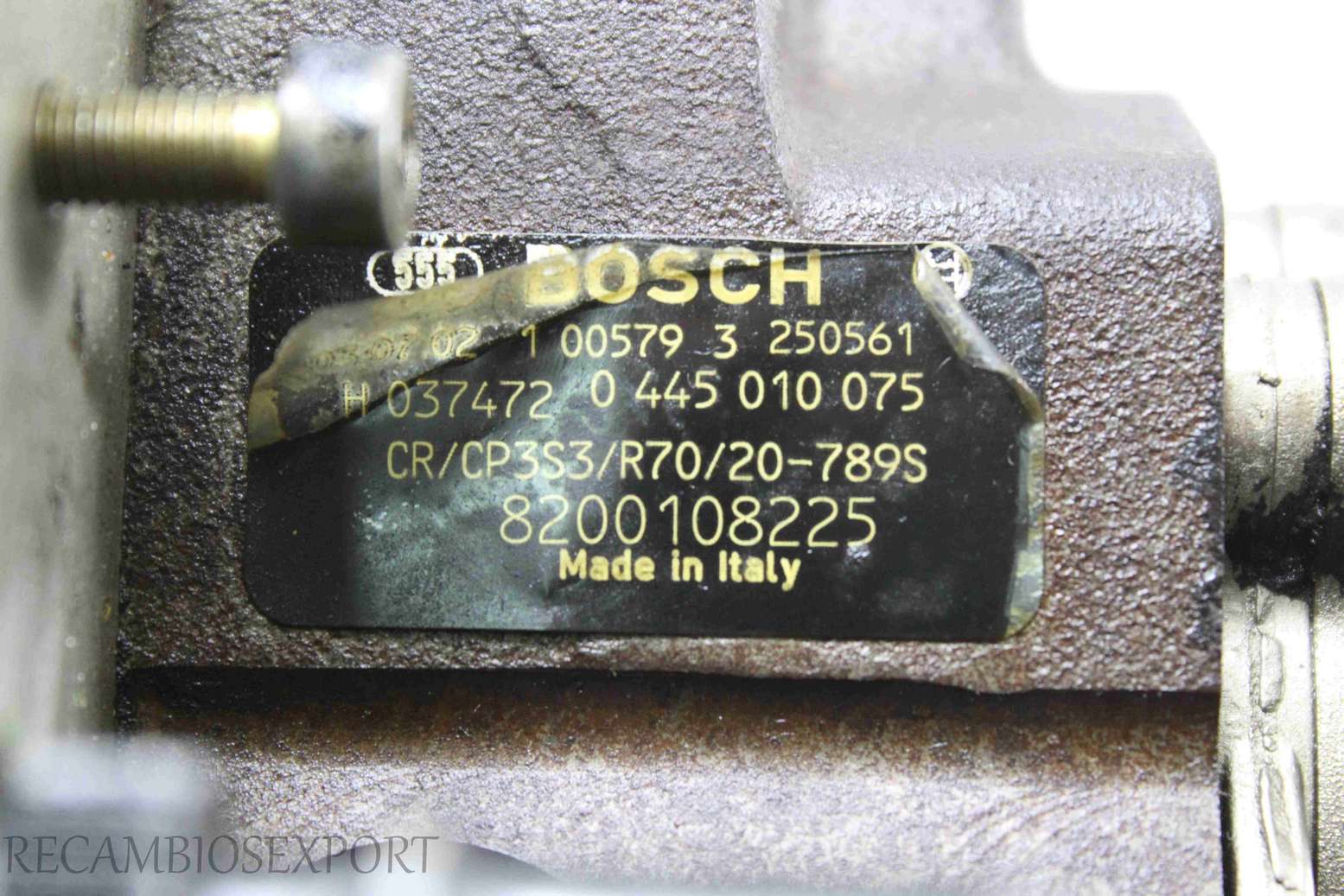 Bomba inyeccion Renault Megane Laguna Scenic 8200108225 Bosch 0445010075 0 445 010 075 - foto 4