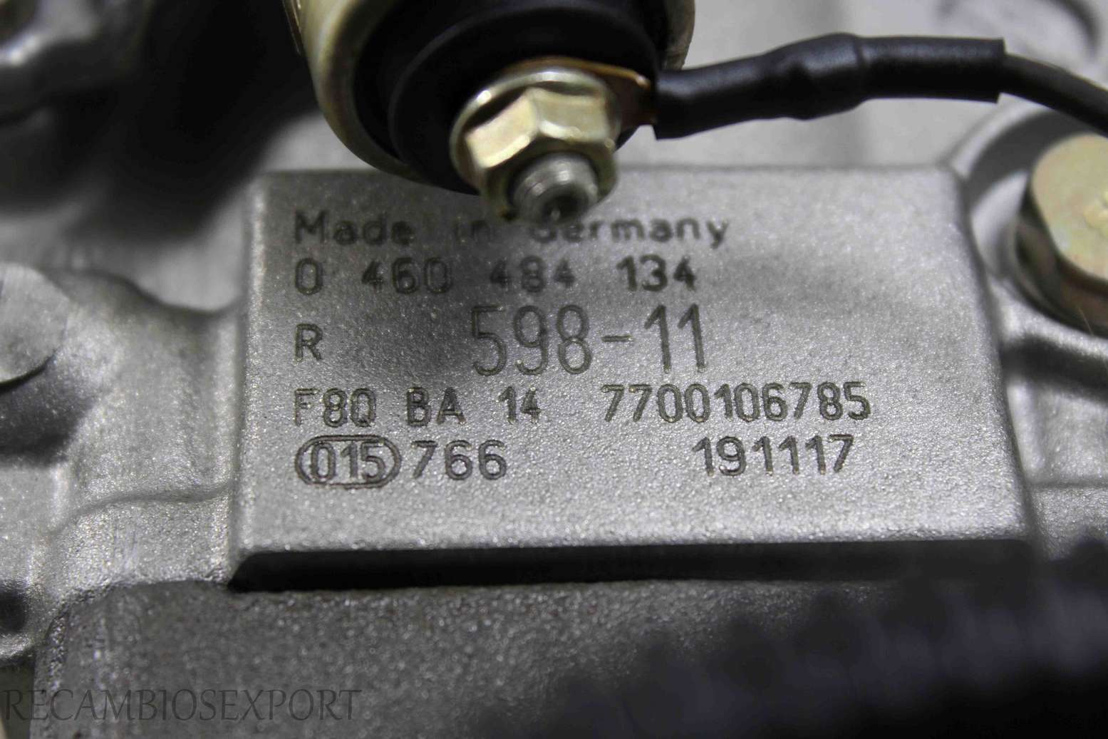 Bomba inyeccion Renault Megane 7700106785 Bosch 0460484134 0 460 484 134 - foto 4