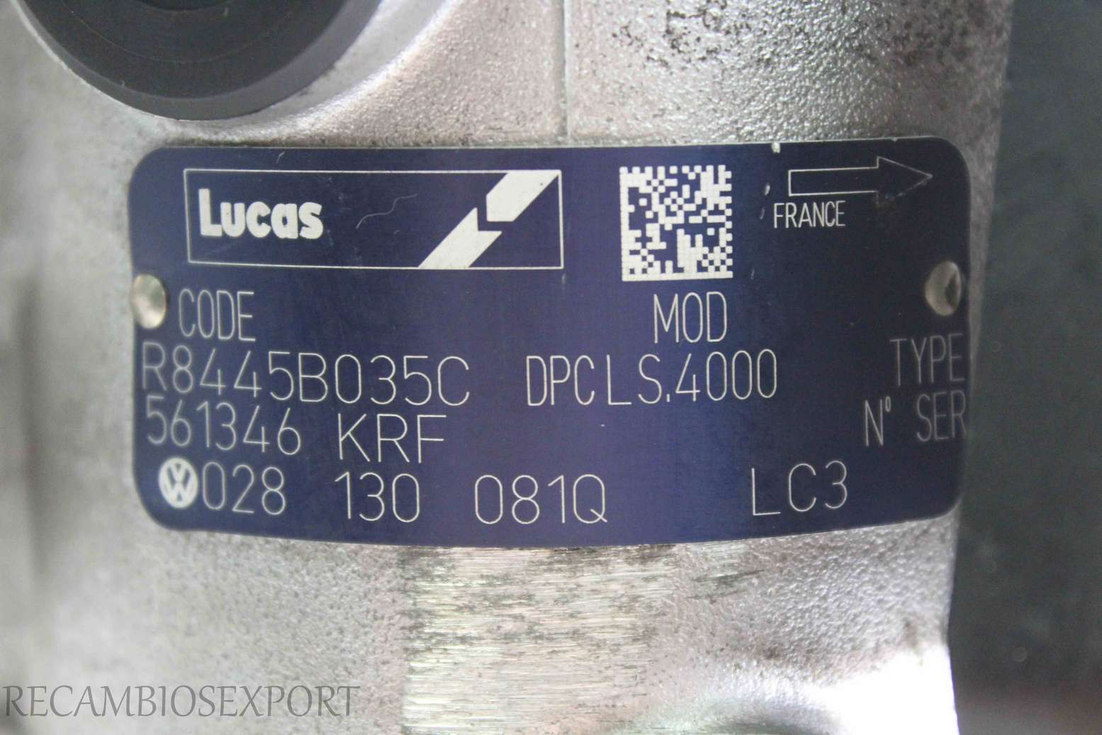 Bomba inyeccion Skoda Felicia VW Polo Caddy R8445B035C 028130081Q 028 130 081Q 9107211AB 9107-211AB Lucas DPCLS4000 DPCLS.4000 - foto 5