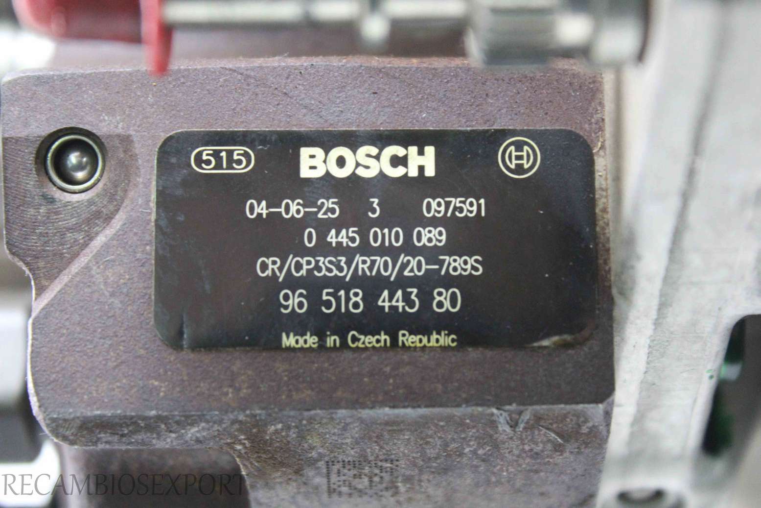 Bomba inyeccion Ford Mazda Peugeot Citroen 9651844380 96 518 443 80 9644293080 Bosch 0445010089 0 445 010 089 - foto 4