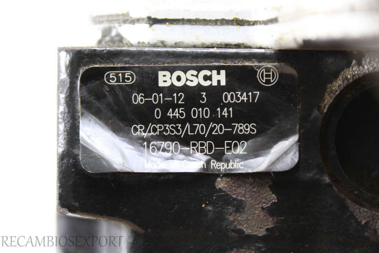 Bomba inyeccion Honda Accord 16790RBDE02 16790-RBD-E02 Bosch 0445010141 0 445 010 141 - foto 3