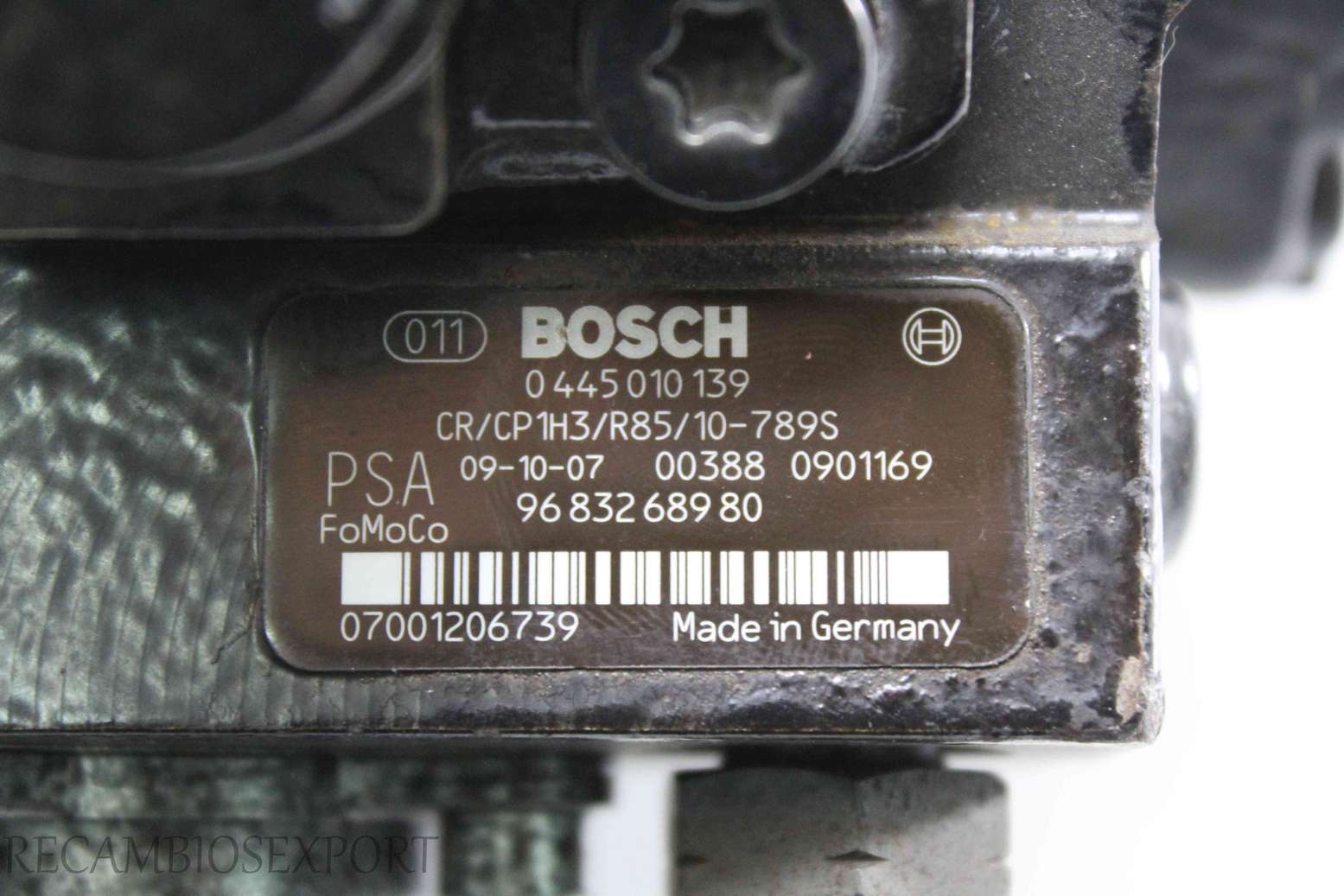 Bomba inyeccion Land Rover Peugeot Citroen Ford 9683268980 96 832 689 80 0928400664 Bosch 0445010139 0 445 010 139 07001206739 - foto 3