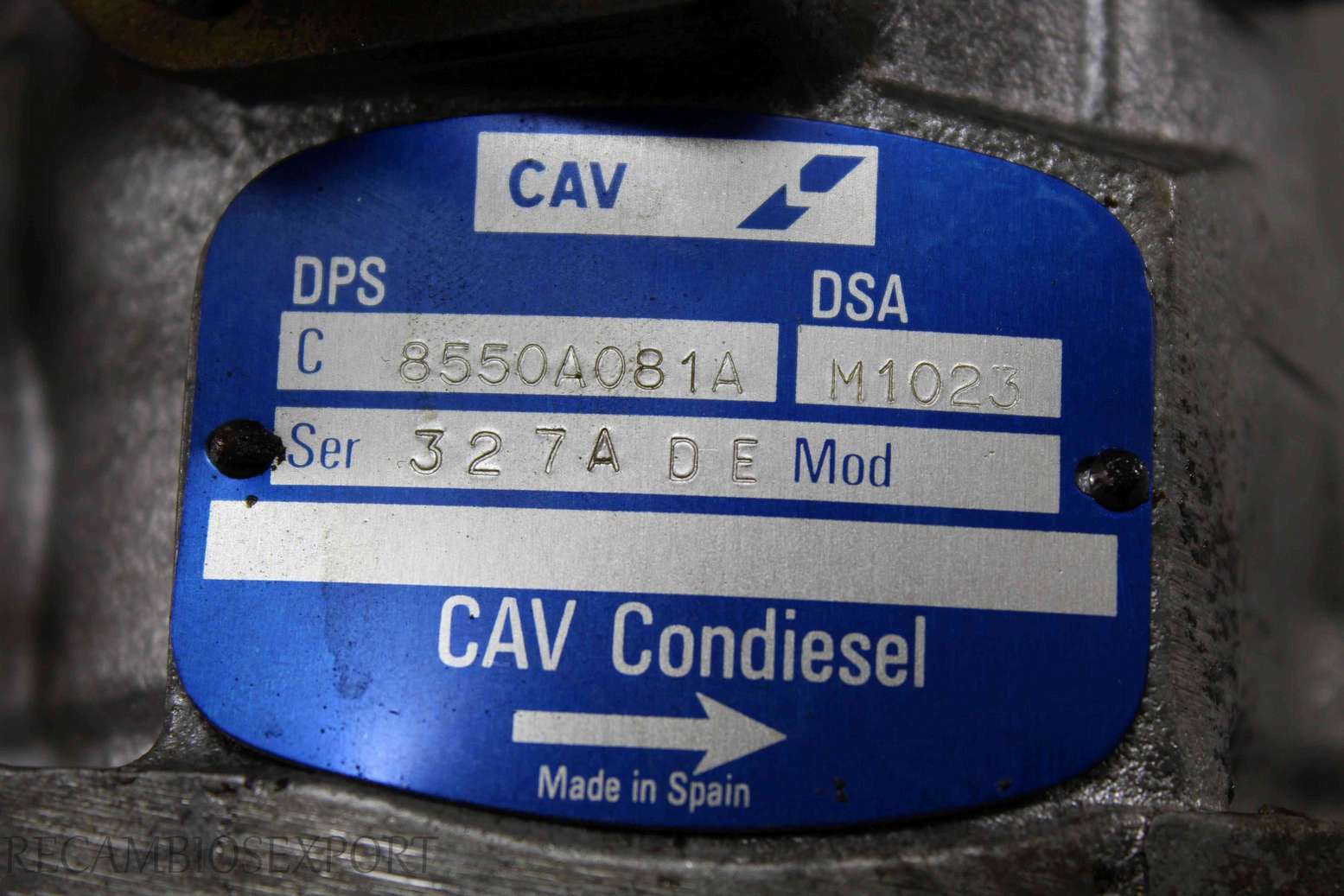 Bomba inyeccion CAV 8550A081A 327ADE - foto 4