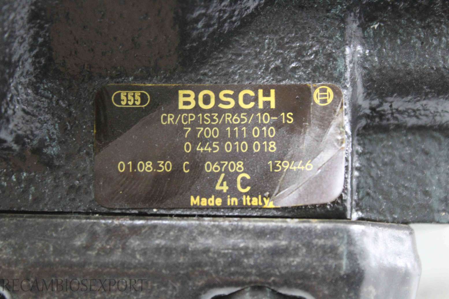 Bomba inyeccion Renault Megane Scenic Kangoo 7700111010 7 700 111 010 Bosch 0445010018 0 445 010 018 - foto 3