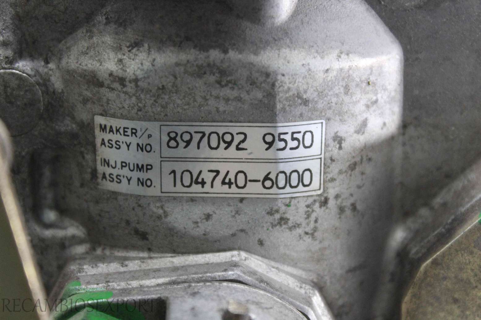 Bomba inyeccion Opel Astra 8970929550 897092 9550 1047406000 104740-6000 Bosch 9460620011 9 460 620 011 K744556 - foto 4