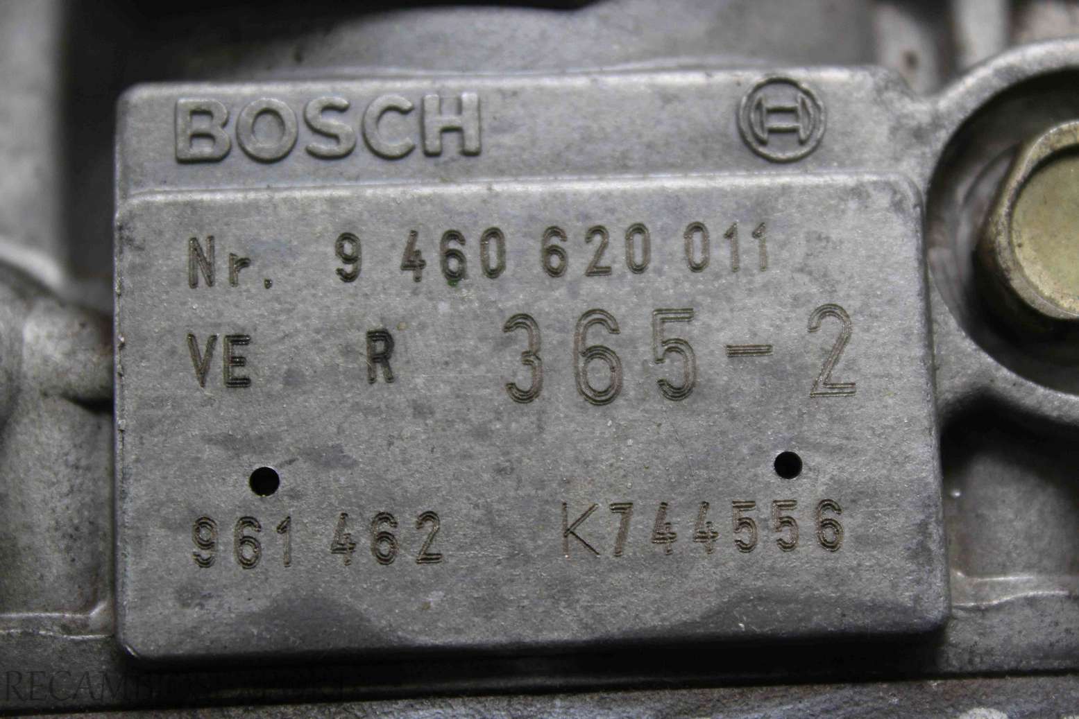 Bomba inyeccion Opel Astra 8970929550 897092 9550 1047406000 104740-6000 Bosch 9460620011 9 460 620 011 K744556 - foto 5