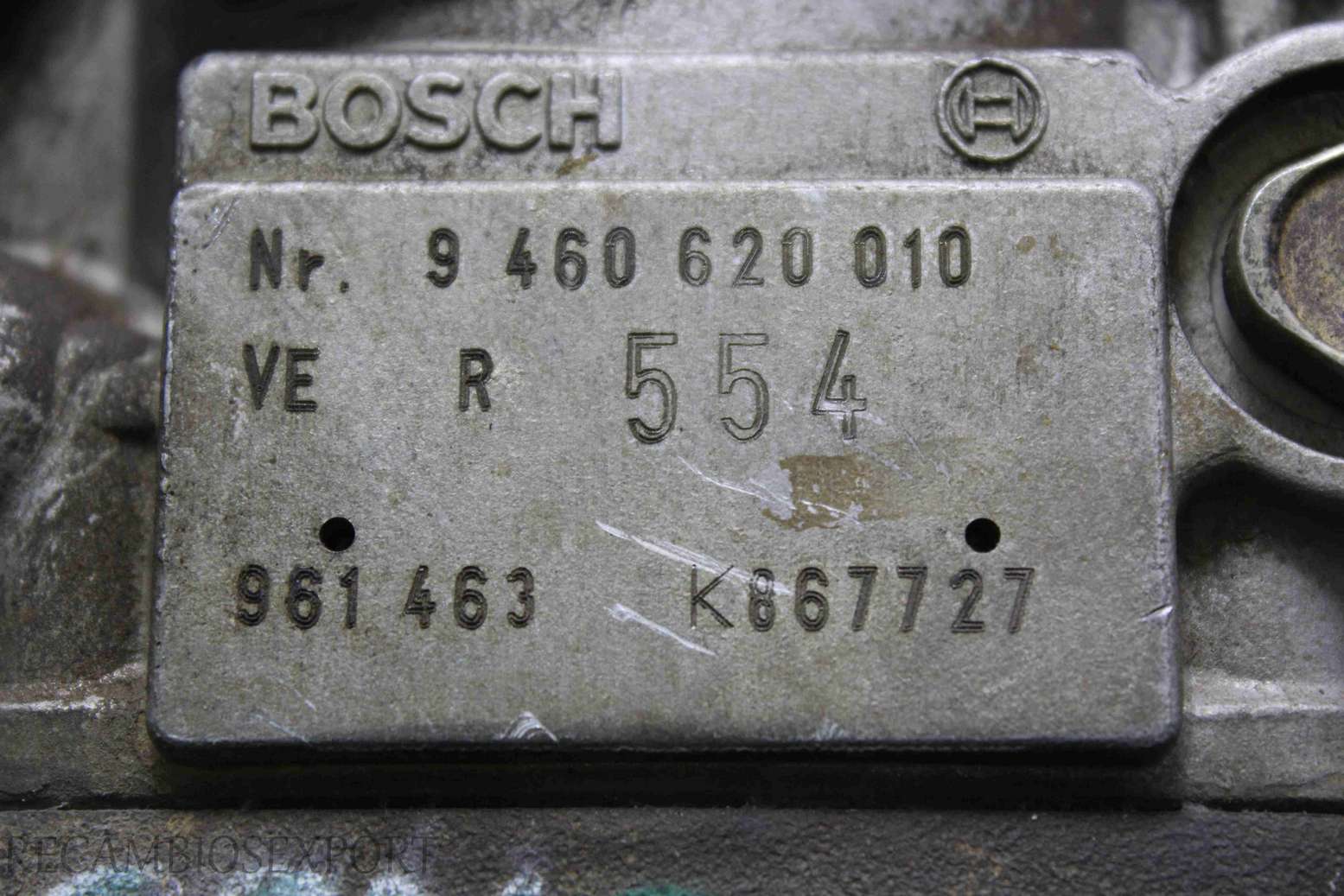 Bomba inyeccion Opel Combo Corsa 8970851820 897085 1820 1047401941 104740-1941 Bosch 9460620010 9 460 620 010 K867727 - foto 5