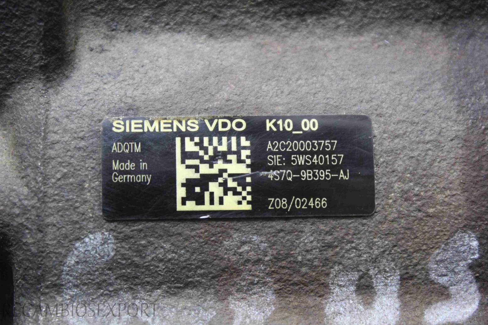 Bomba inyeccion Range Rover 4S7Q9B395AJ 4S7Q-9B395-AJ Siemens 5WS40157 A2C20003757 - foto 3