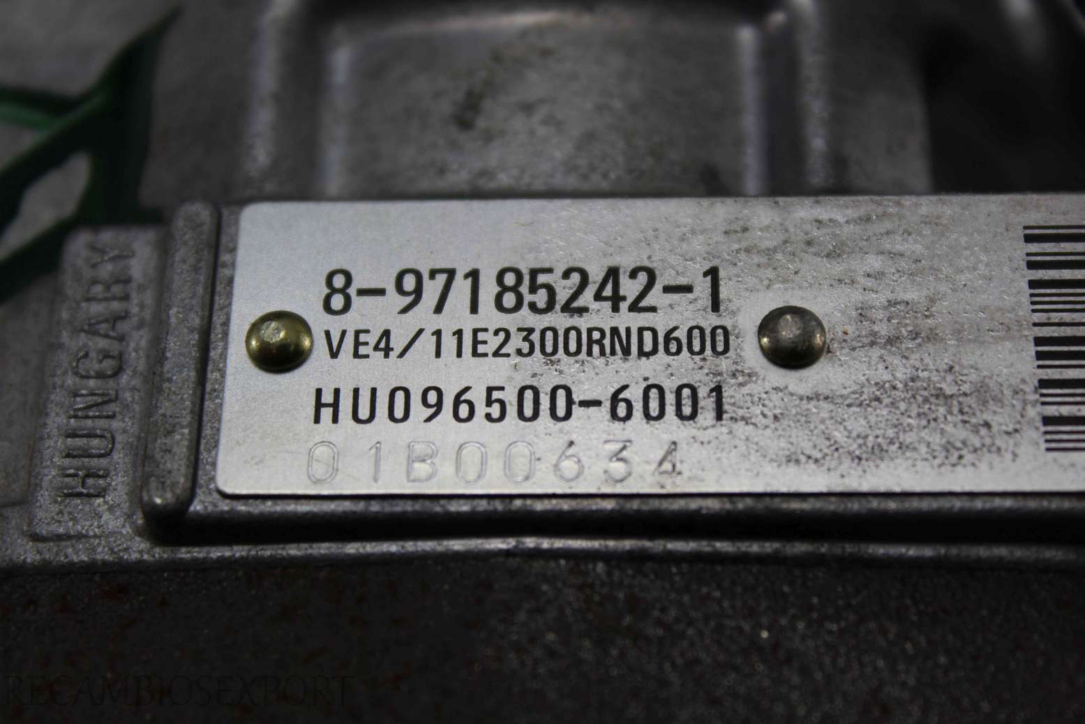 Bomba inyeccion Opel Astra Combo 8971852421 8-97185242-1 HU0965006001 HU096500-6001 - foto 4
