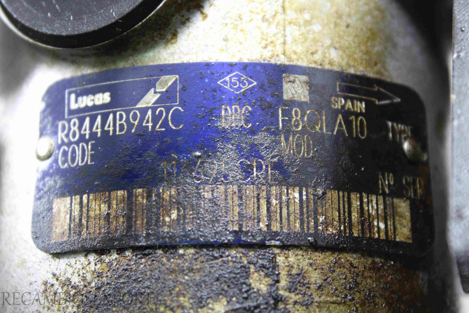 Bomba inyeccion Renault Clio R8444B942C Lucas F8QLA10 - foto 4