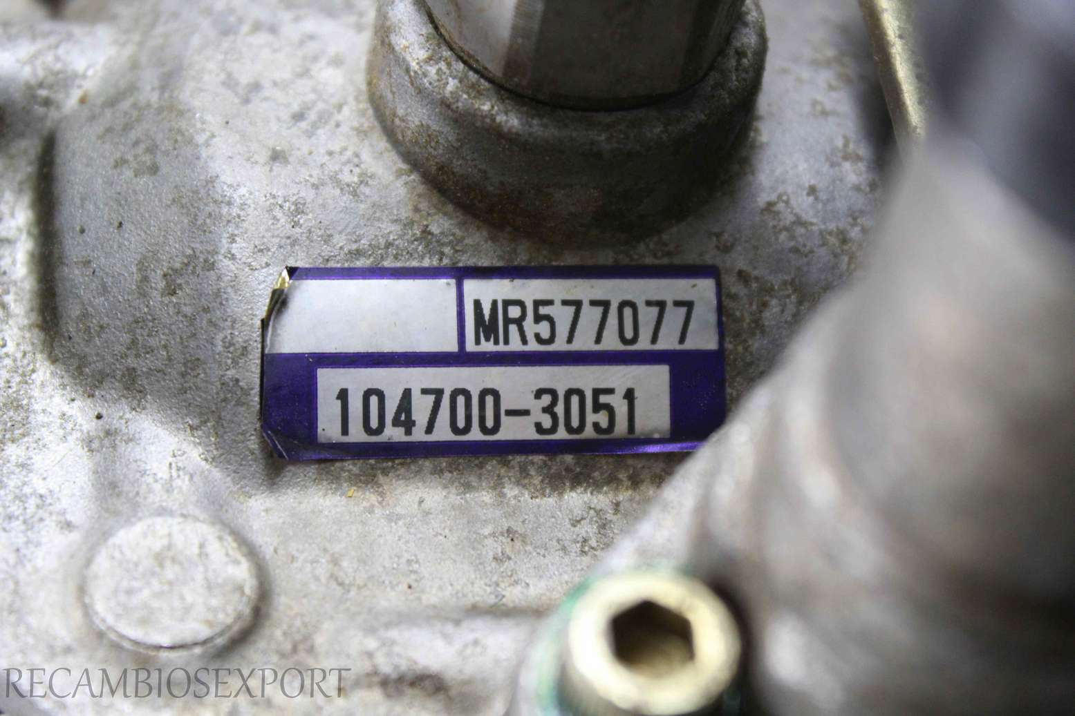 Bomba inyeccion Mitsubishi Shogun Pajero Sport MR577077 1047003051 104700-3051 E2000RNP44 - foto 4