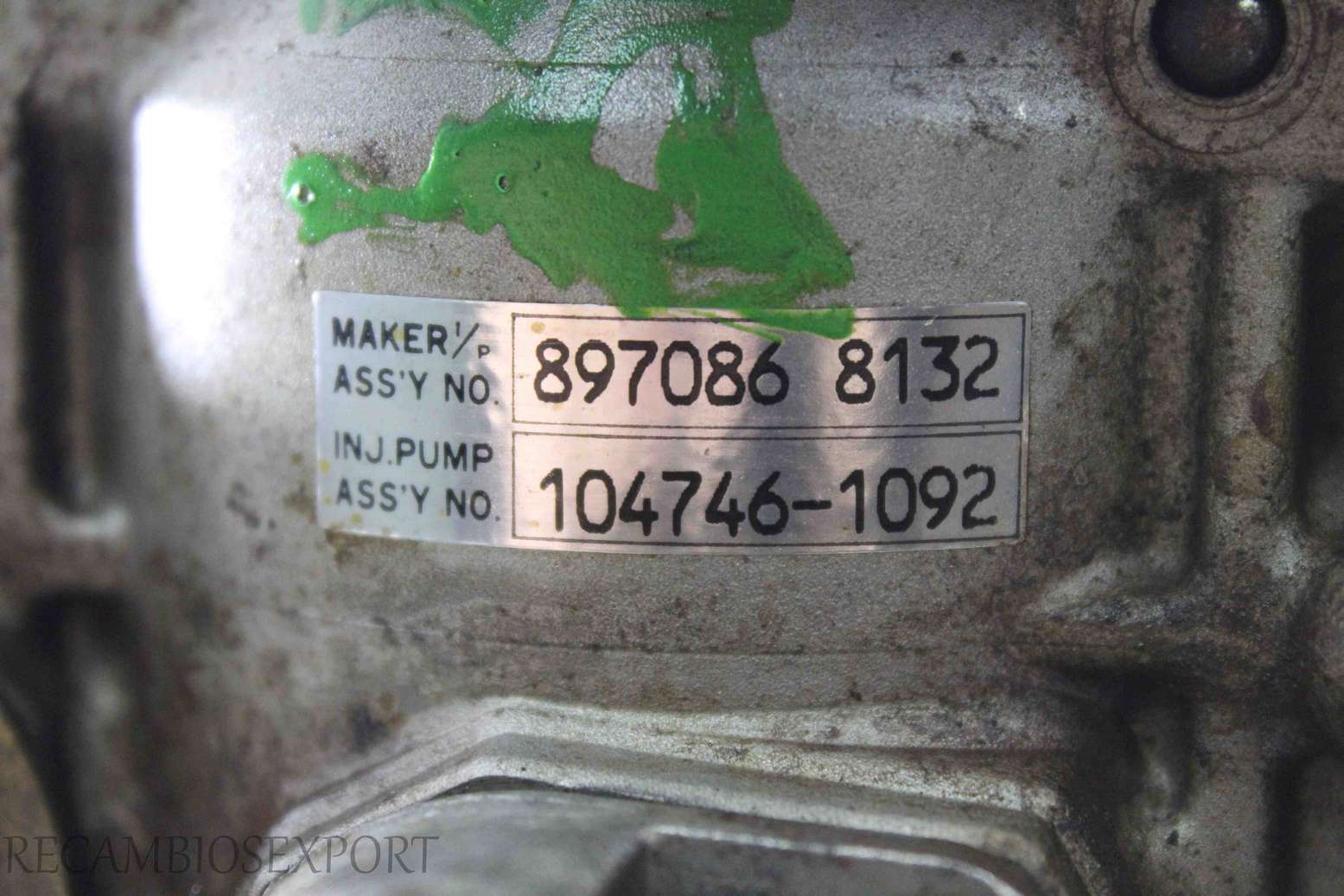 Bomba inyeccion Isuzu Trooper Opel Monterey 8970868132 897086 8132 1047461092 104746-1092 - foto 4