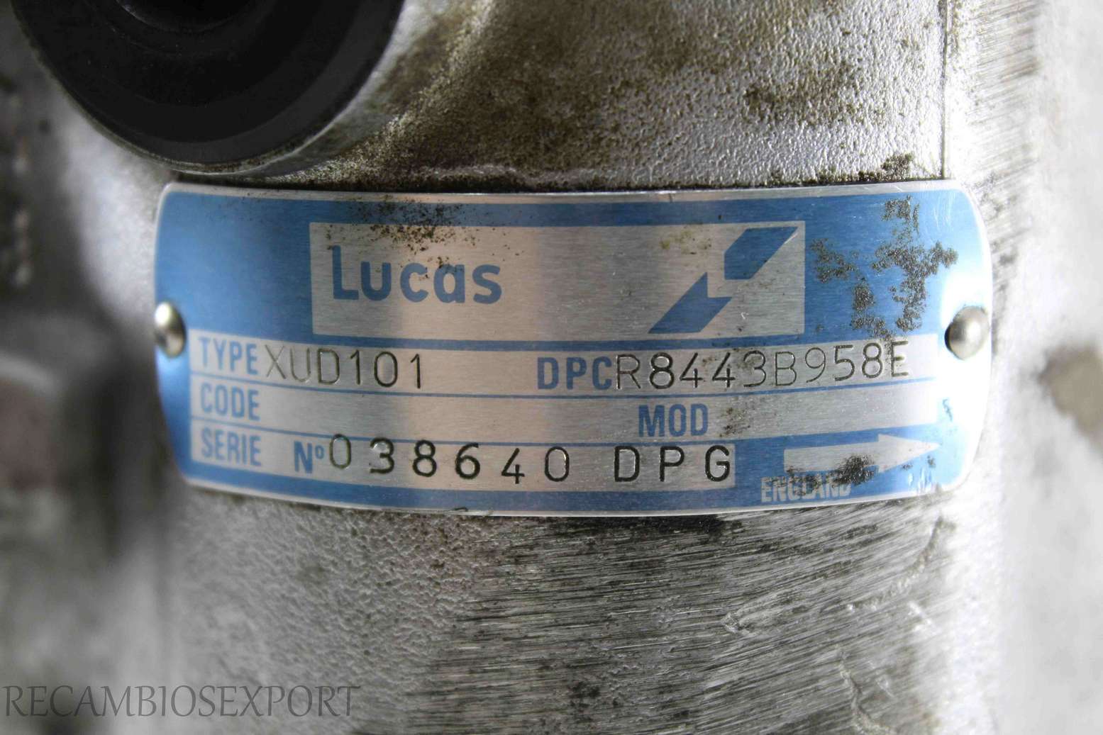 Bomba inyeccion Peugeot Partner Citroen Berlingo R8443B958E Lucas XUD101 - foto 3