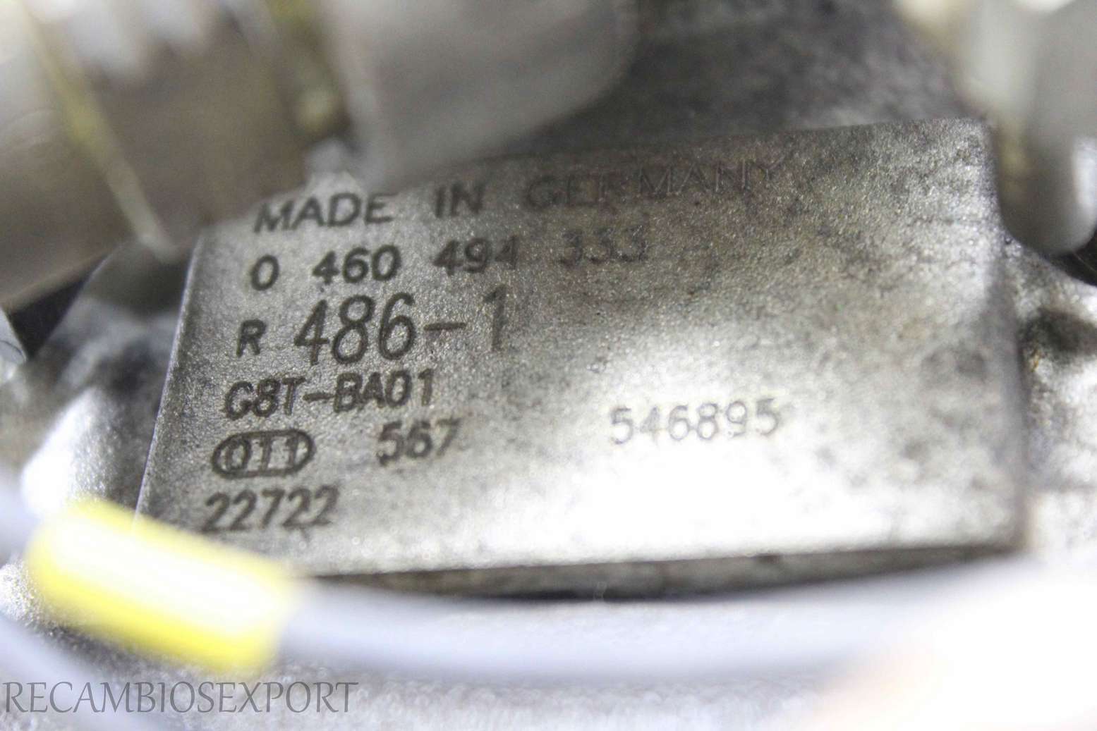 Bomba inyeccion Renault Laguna Bosch 0460494333 0 460 494 333 G8T-BA01 - foto 4