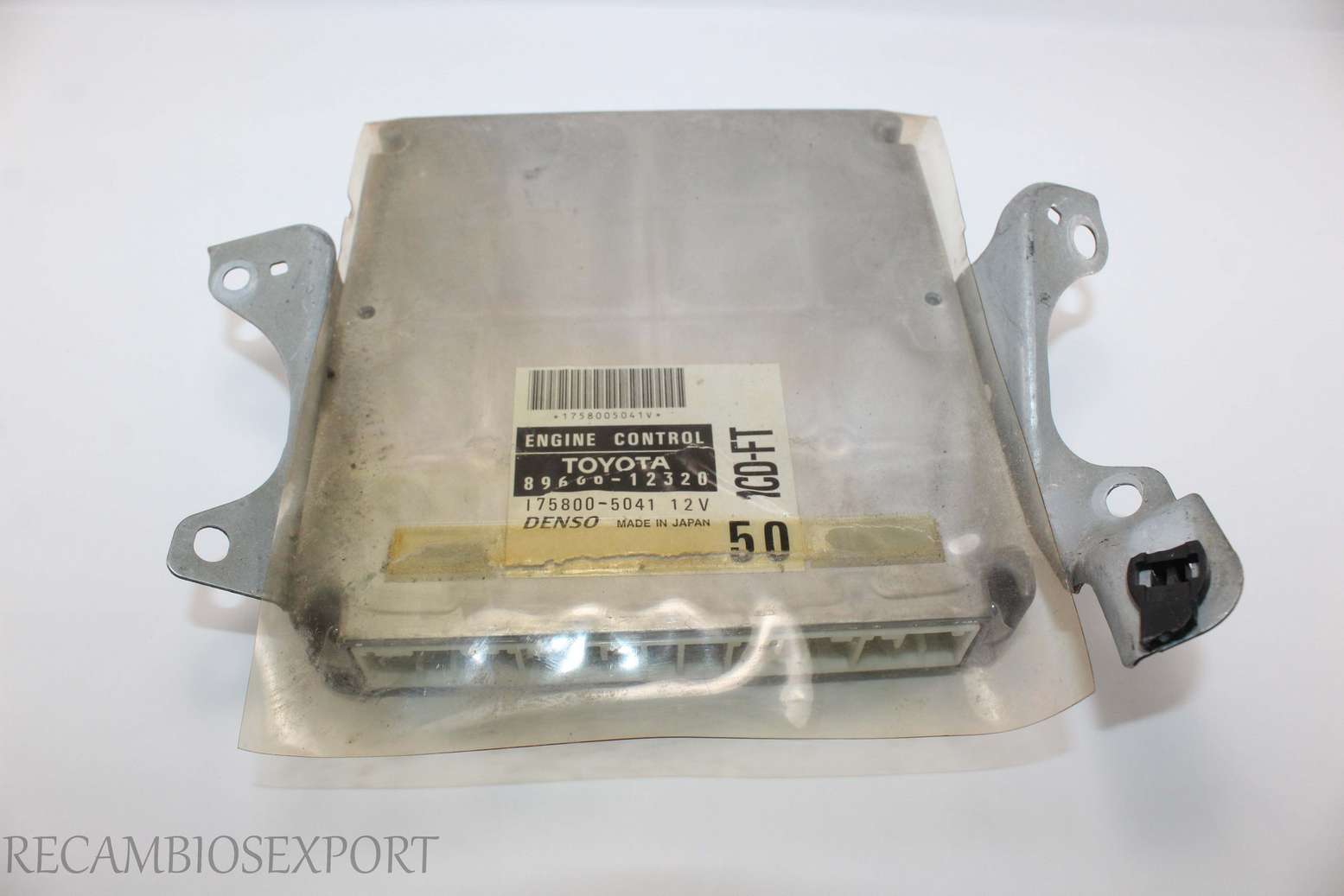 Centralita del motor Toyota Corolla 8966612320 89666-12320 Denso 1758005041 175800-5041 - foto 1