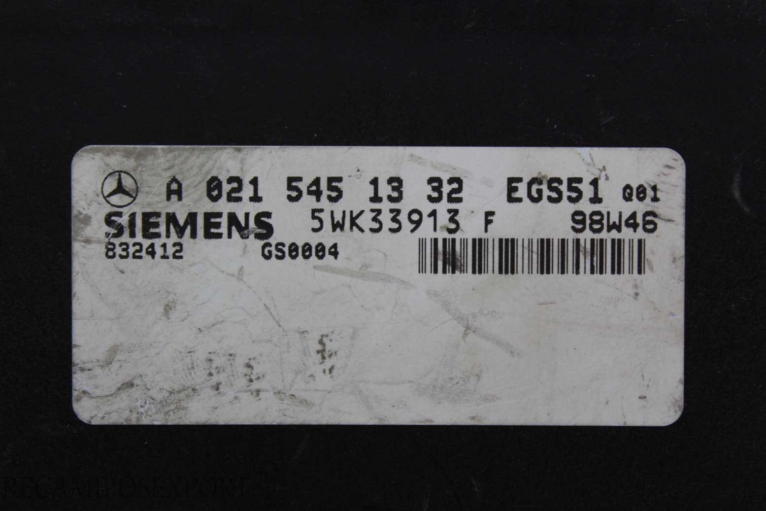 Caja de cambios Mercedes W210 W220 A0215451332 A 021 545 13 32 EDS51 Siemens 5WK33913F 5WK33913 F - foto 2