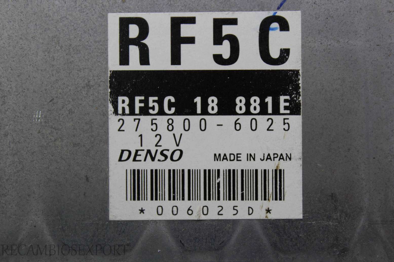 Centralita del motor Mazda 6 RF5C18881E RF5C 18 881E Denso 2758006025 275800-6025 - foto 2