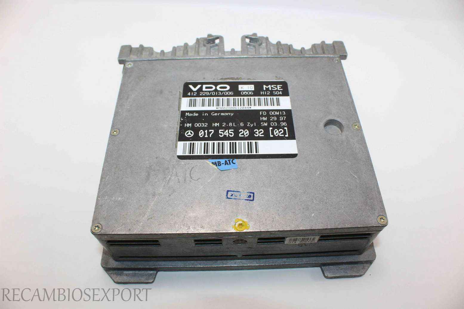 Centralita del motor Mercedes W210 0175452032 017 545 20 32 VDO 412229013006 412.229/013/006 - foto 1