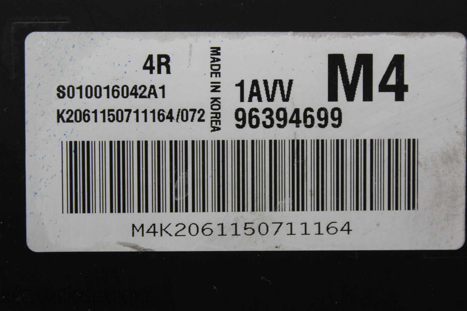 Centralita del motor Chevrolet Daewoo Lacetti 96394699 M4 S010016042A1 - foto 2