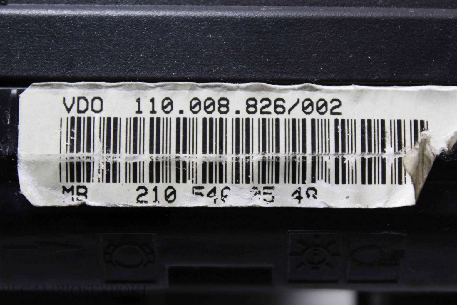 Cuadro de instrumentos Mercedes W210 2105400548 210 540 05 48 84570128 84 570 128 VDO 110008826002 110.008.826/002 - foto 4