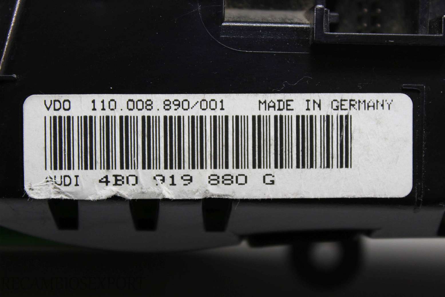 Cuadro de instrumentos Audi A6 C5 4B0919880G 4B0 919 880 G 110008890001 110.008.890/001 - foto 3