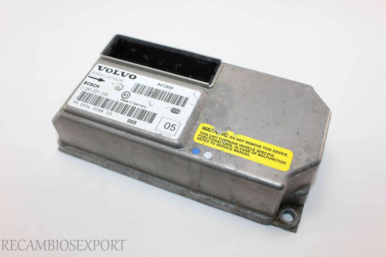 Centralita de airbag Volvo S60 V70 S80 XC70 9472939 Bosch 0285001256 0 285 001 256 - foto 1