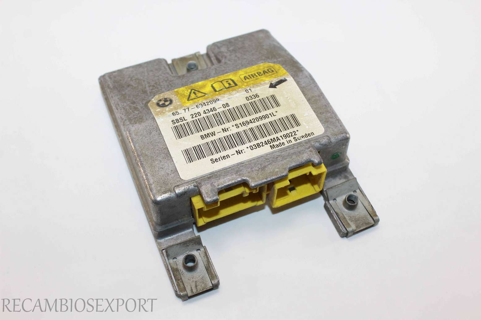 Centralita de airbag BMW E60 E61 E63 65776942099 65.77-6942099 - foto 1