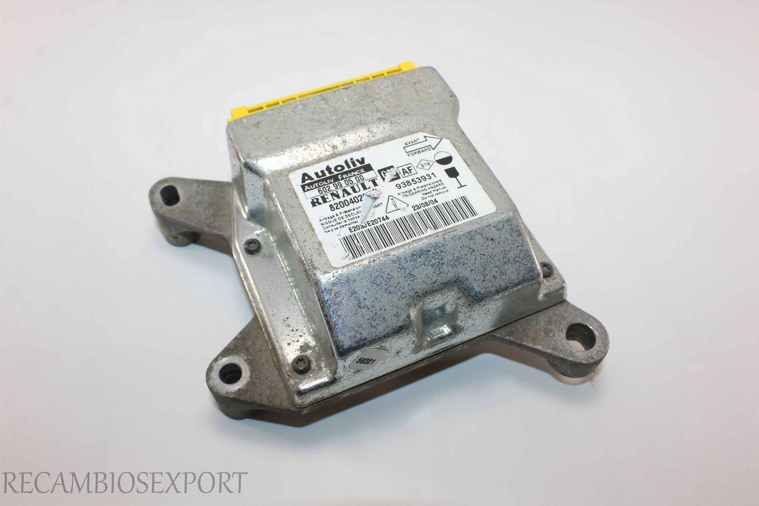 Centralita de airbag Opel Vivaro 8200402593 93853931 Autoliv 602990500 602 99 05 00 - foto 1