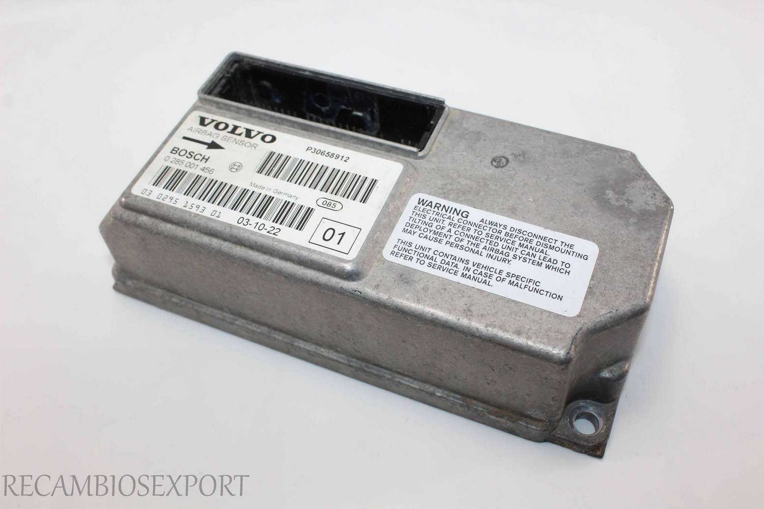 Centralita de airbag Volvo S60 V70 S80 P30658912 0285001456 Bosch 0285001456 0 285 001 456 - foto 1