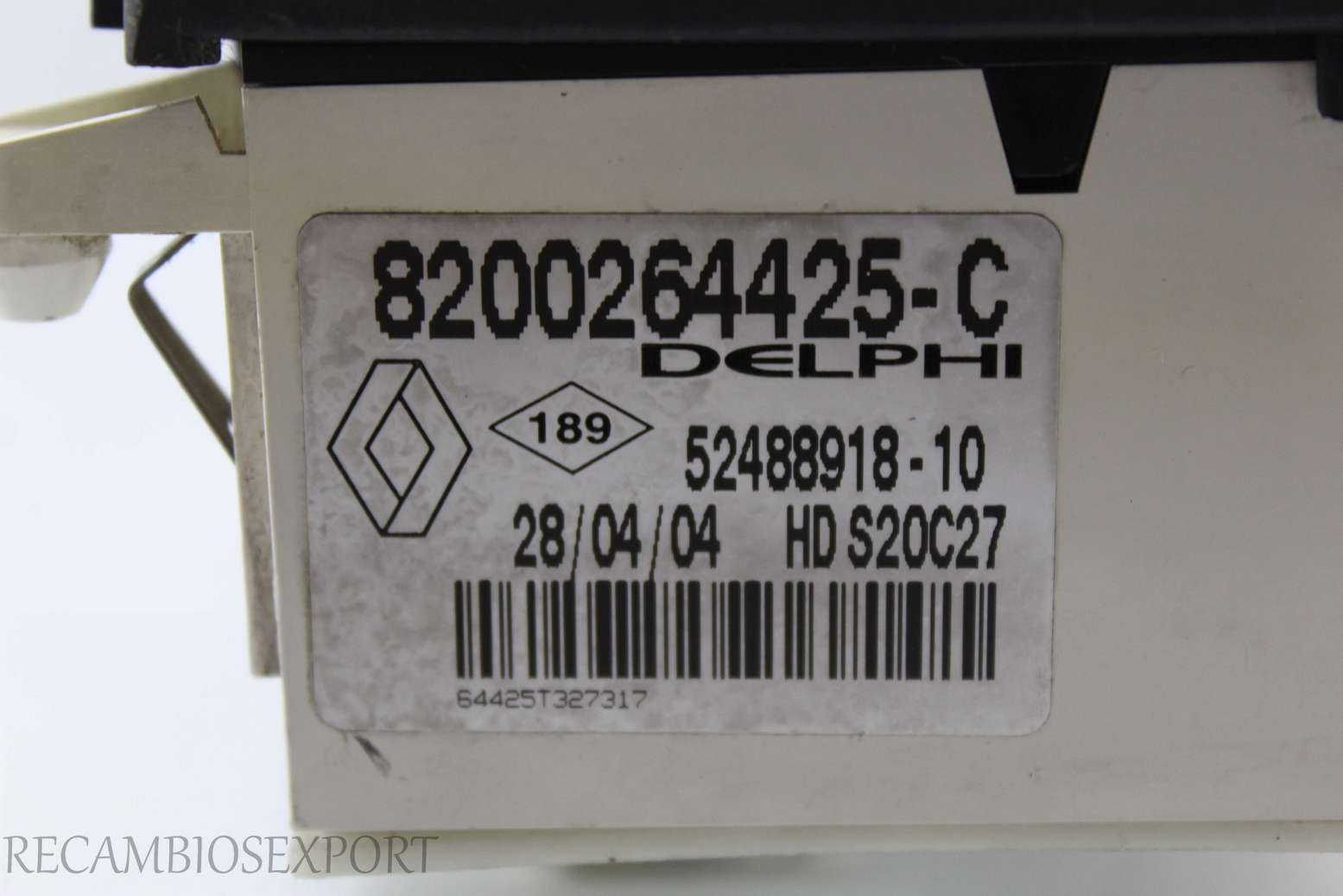 Panel de clima Renault Laguna 8200264425C 8200264425-C Delphi 5248891810 52488918-10 HD S20C27 - foto 4