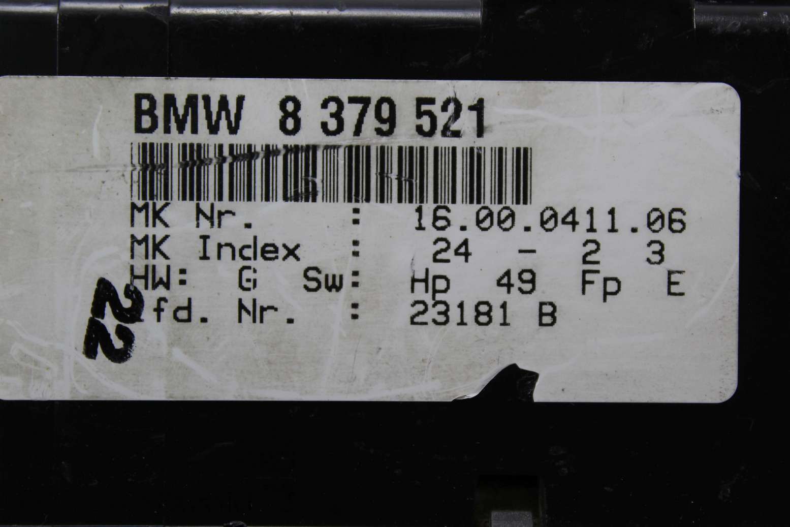Panel de clima BMW E36 8379521 8 379 521 - foto 3