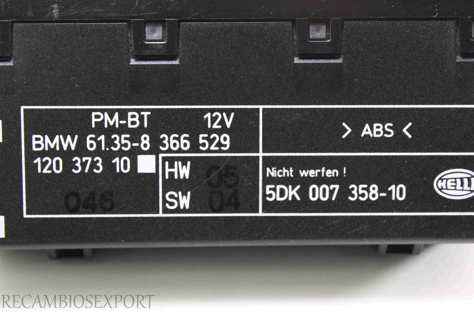Modulo de control de puerta BMW E39 E38 61358366529 61.35-8 366 529 12037310 120 373 10 Hella 5DK00735810 5DK 007 358-10 - foto 2