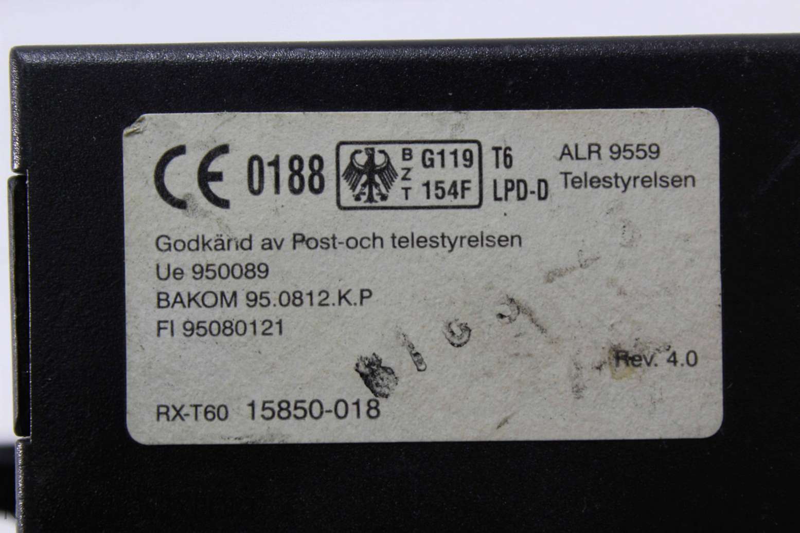 Modulo UE 950089 BAKOM 950812KP 95.0812.K.P FI95080121 FI 95080121 15850018 RXT6015850018 15850-018 ALR9559 ALR 9559 - foto 2