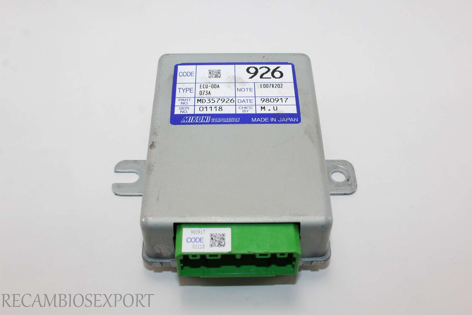 Centralita de control Mitsubishi Space Wagon MD357926 - foto 1