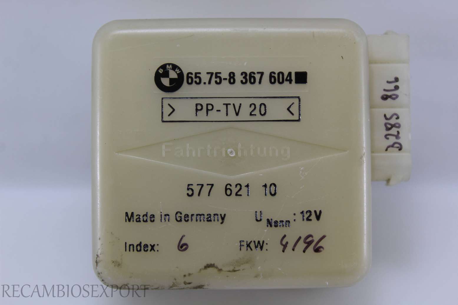 Sistema de alarma BMW E39 65758367604 65.75-8 367 604 57762110 577 621 10 - foto 2