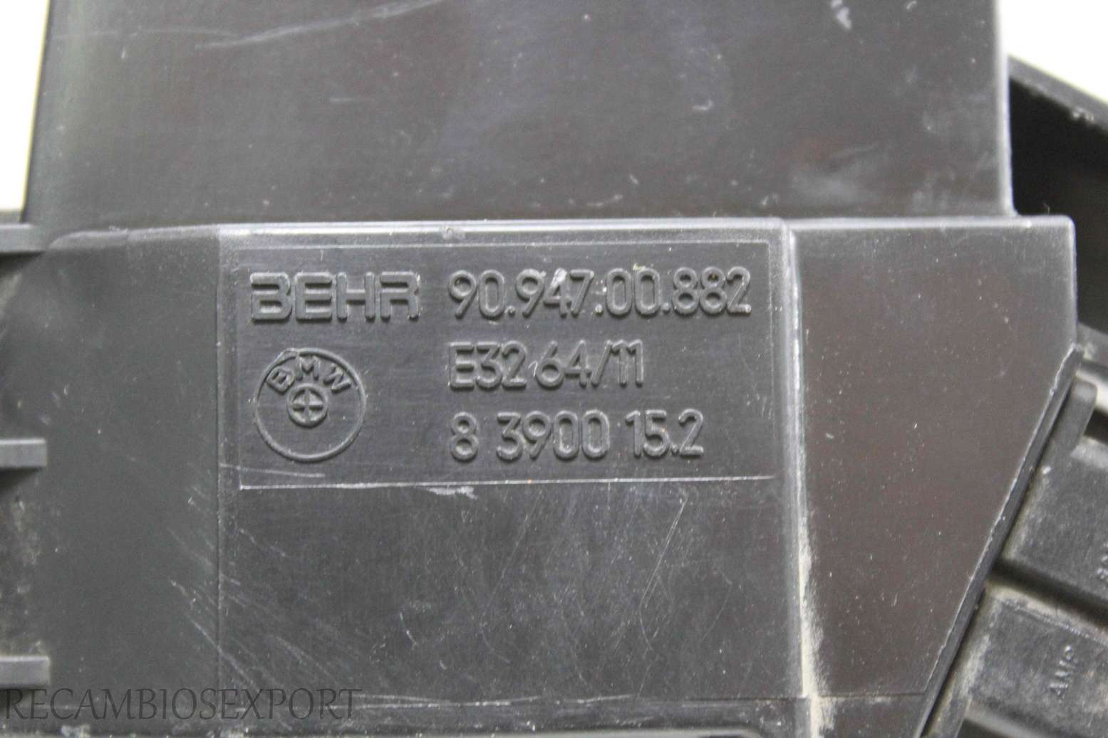 Modulo de resistencia BMW E32 E34 83900152 8 3900 152 BEHR 9094700882 90.947.00.882 275526L08 275 526 L 08 - foto 3