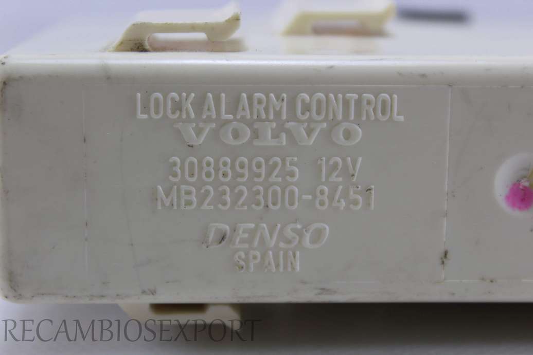 Centralita de alarma Volvo S40 V40 MB2323008451 MB232300-8451 30889925 Denso - foto 2