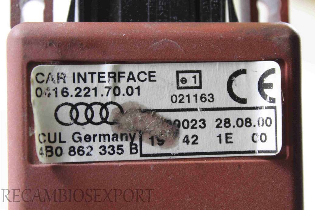 Modulo interface móvil Audi A6 4B0862335B 4B0 862 335 B 04162217001 0416.221.70.01 - foto 2