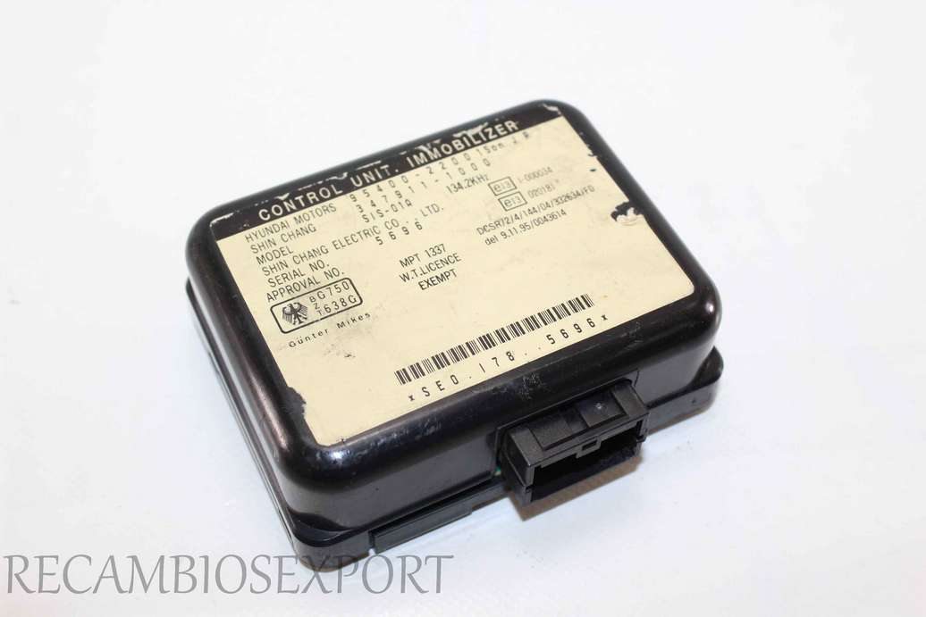 Módulo inmovilizador Hyundai Accent 9540022001 95400-22001 9540022001SonJR 3479111000 347911-1000 - foto 1