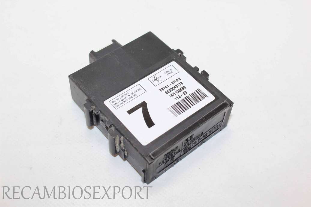 Modulo de control Toyota Verso 897410F020 89741-0F020 S000040179 001103589 - foto 1